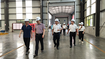 省市场羁系局二级巡视员莅临122cc太阳集成游戏新材举行调研考察