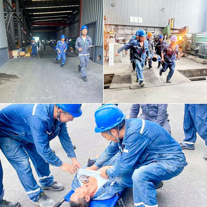 122cc太阳集成游戏新材关注员工清静：开展地动应急演练提升员工应变能力