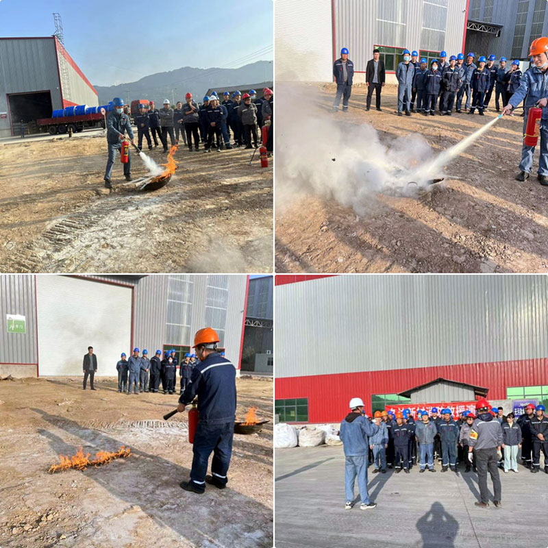 122cc太阳集成游戏新材举行2023年冬季消防演练活动